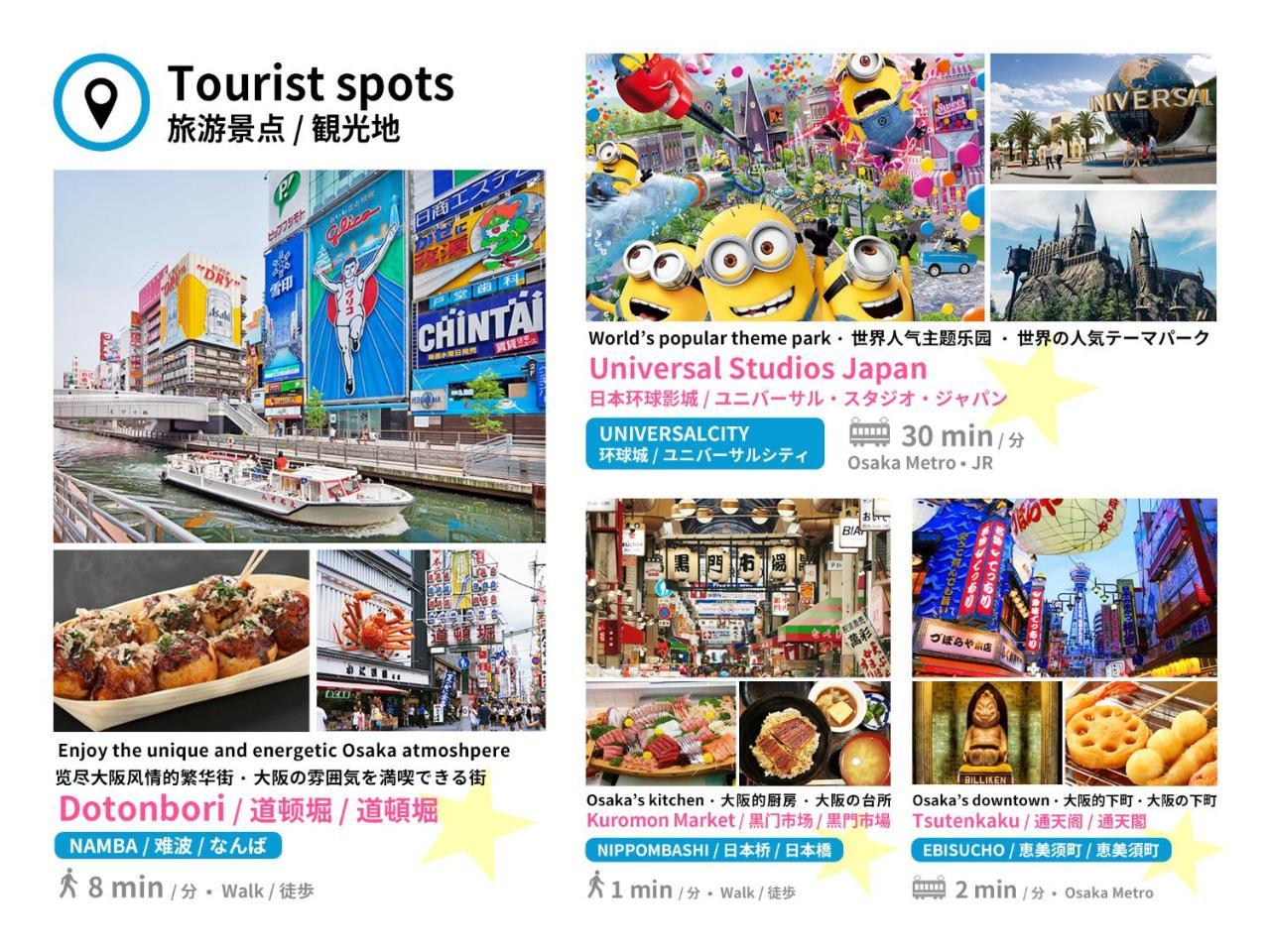 Bijou Suites Akari โอซาก้า ภายนอก รูปภาพ